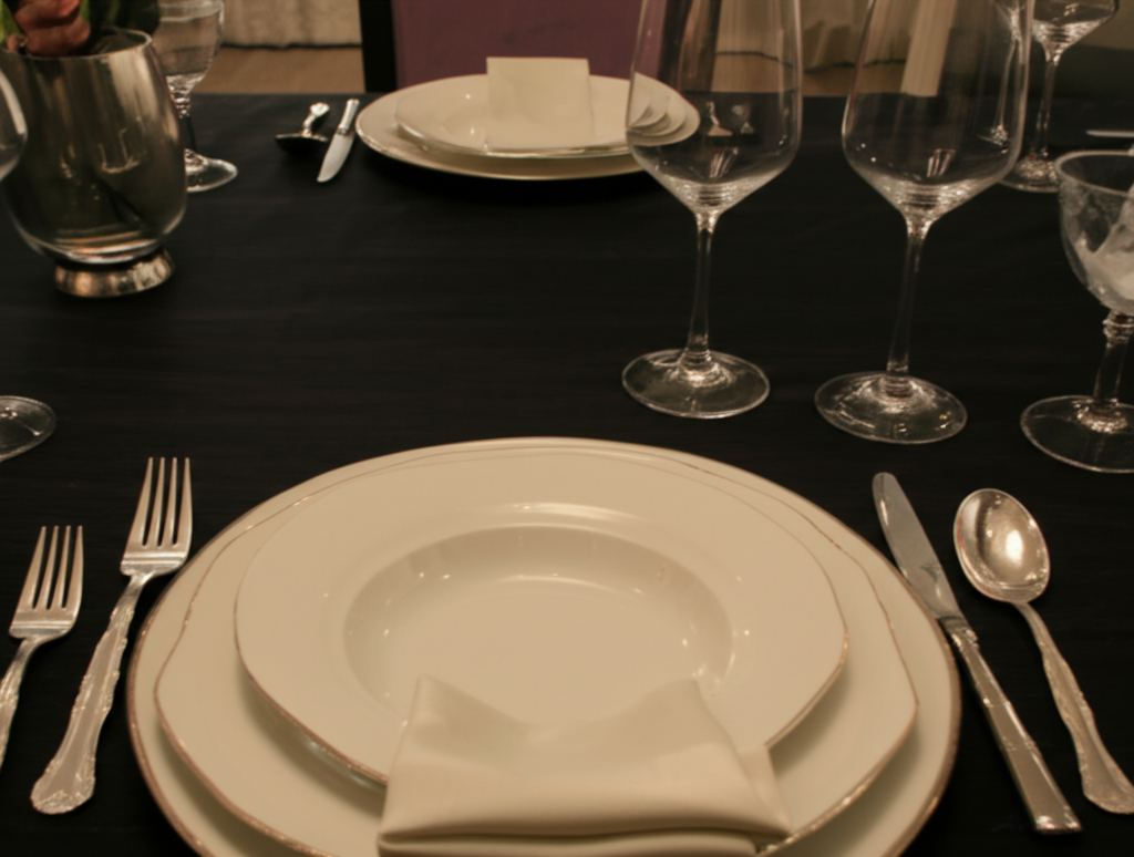 Gedeckter Tisch